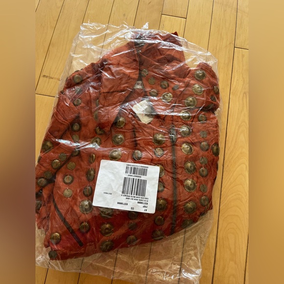 Free People Chelsea Coin Jacket in Bronze - Picture 10 of 12